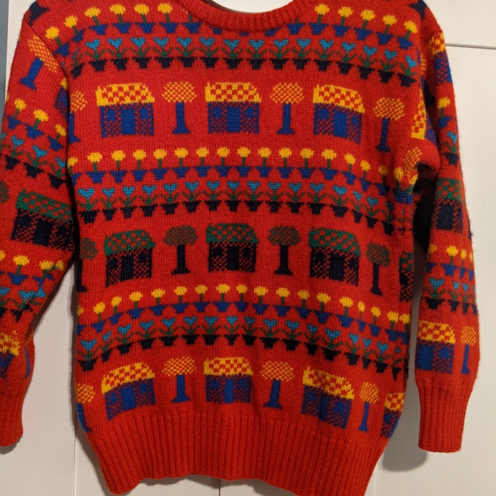 Vintage Scottish wool sweater
